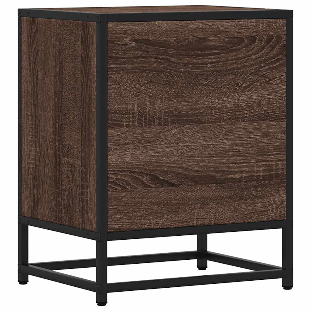 Vidaxl Bedside Tables, 2 Pcs, Brown Oak, 40X31X50 Cm
