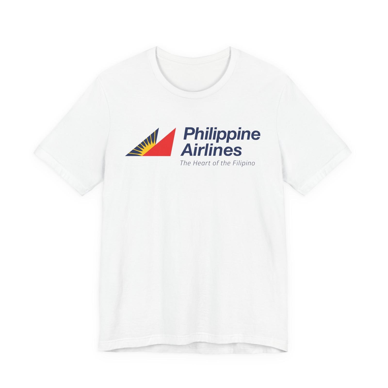 New Philippine Airlines Logo T-Shirt White/Light Blue S-5XL S разноцветный