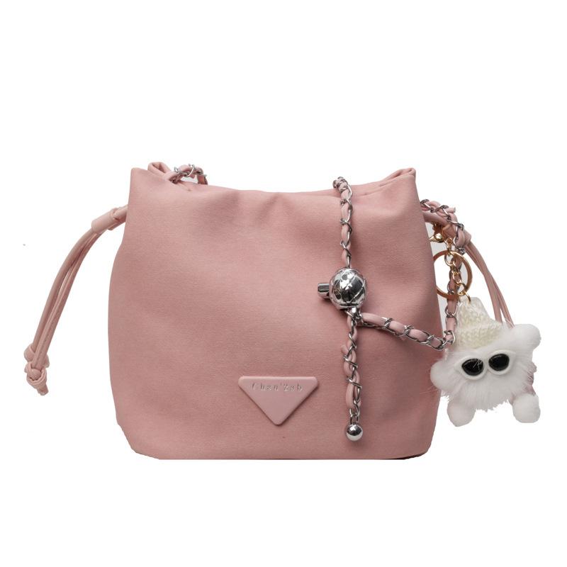 2025 summer new bag women's niche design high-end chain bucket bag fashion strap shoulder bag