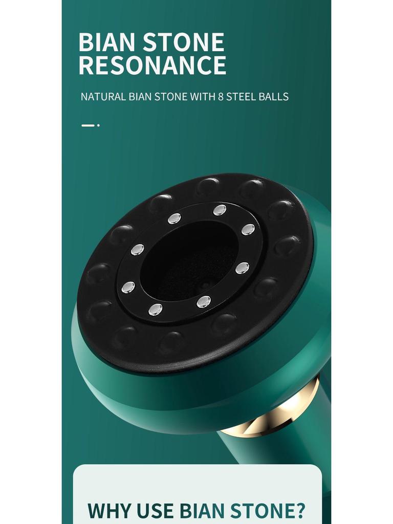 Electric Scraping & Cupping Device with Massage, Meridian Dredging, Hot Compress, and Suction Therapy.