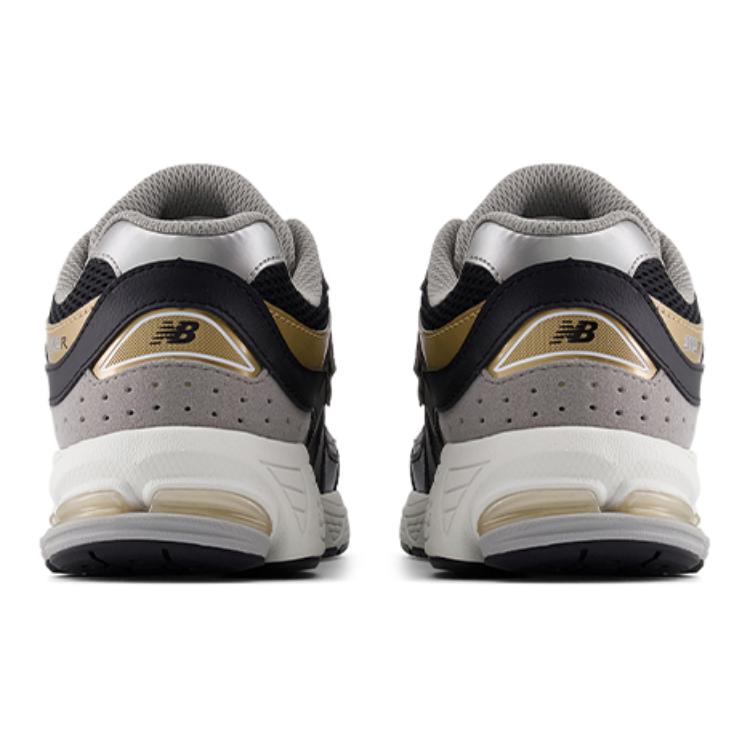New Balance 2002R Big Kid Black Sea Salt Gold Kids Sneakers Gold-Metallic GC2002PO