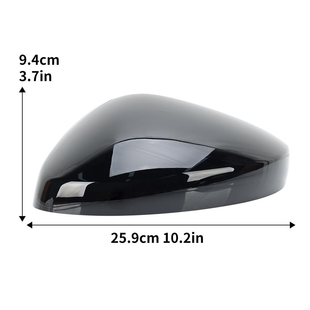 Door Mirror Cover Cap For Honda Civic   2024 2025 2026 Gloss Black With Buckle Side Mirror Cover Cap Car Accessories 1pc left