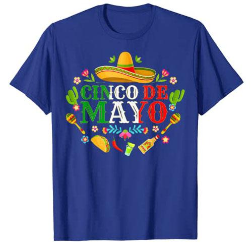 Cinco De Mayo Fiesta Surprise Camisa 5 De Mayo Viva Mexico TShirt Funny Family Graphic Tee Tops Holiday Vacation Clothes Gifts