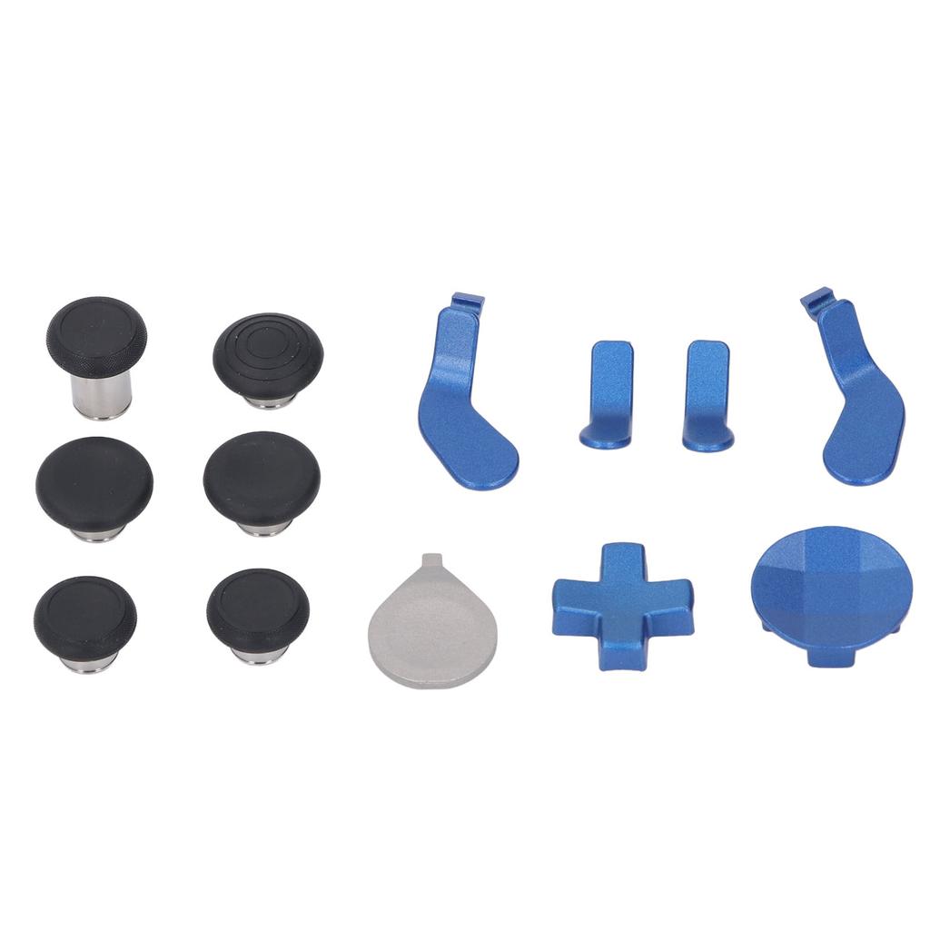 Controller Thumbsticks Set Stainless Steel Rubber D Pads Paddle Controller Accessories for Elite