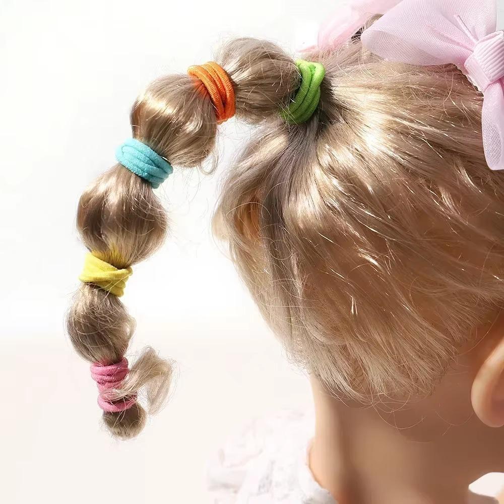 50 szt. Gumki do włosów Opaski Gumki do kucyka Sznurek Scrunchies Obręcz Colet Opaska do włosów dla Kobiety Mężczyzny Dziewczynki Cienkie Akcesorium do fryzury