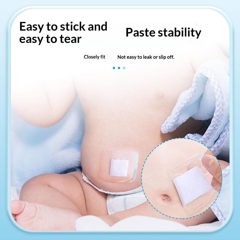 50Pcs Wound Bandage Waterproof Dressing Patches No Residue With Transparent Fixation Film