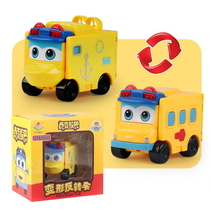 Gogobus Transformable School Bus Robot Deformation Doublesided Car Kid Toys