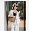 New Niche Luxury Designer Shoulder Crossbody Armpit Bag Head Layer Cowhide Leather Ladies Wide Shoulder Strap Large Capacity Bag