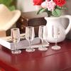 NOLITOY Miniature Wine Set of Clear Plastic Champagne Dollhouse Miniature Food Parfait Decorative Parts for and DIY Glasses, 40, 1/12 Scale, Goblets,