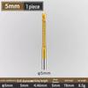 Titanium-Coated Serrated Twist Drill Bit for Woodworking and Grooving