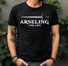Arseling For Life Kingdom Vintage Warrior Tee Gift Graphic Print Unisex T- Shirt