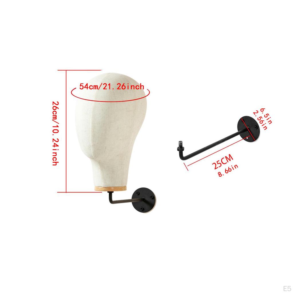 Canvas Mannequin Head Display for Wigs And Hats In Home Or Salon