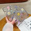 For iPhone 15 Pro Case Dried Flower Epoxy PC+TPU Magnetic Phone Back Cover
