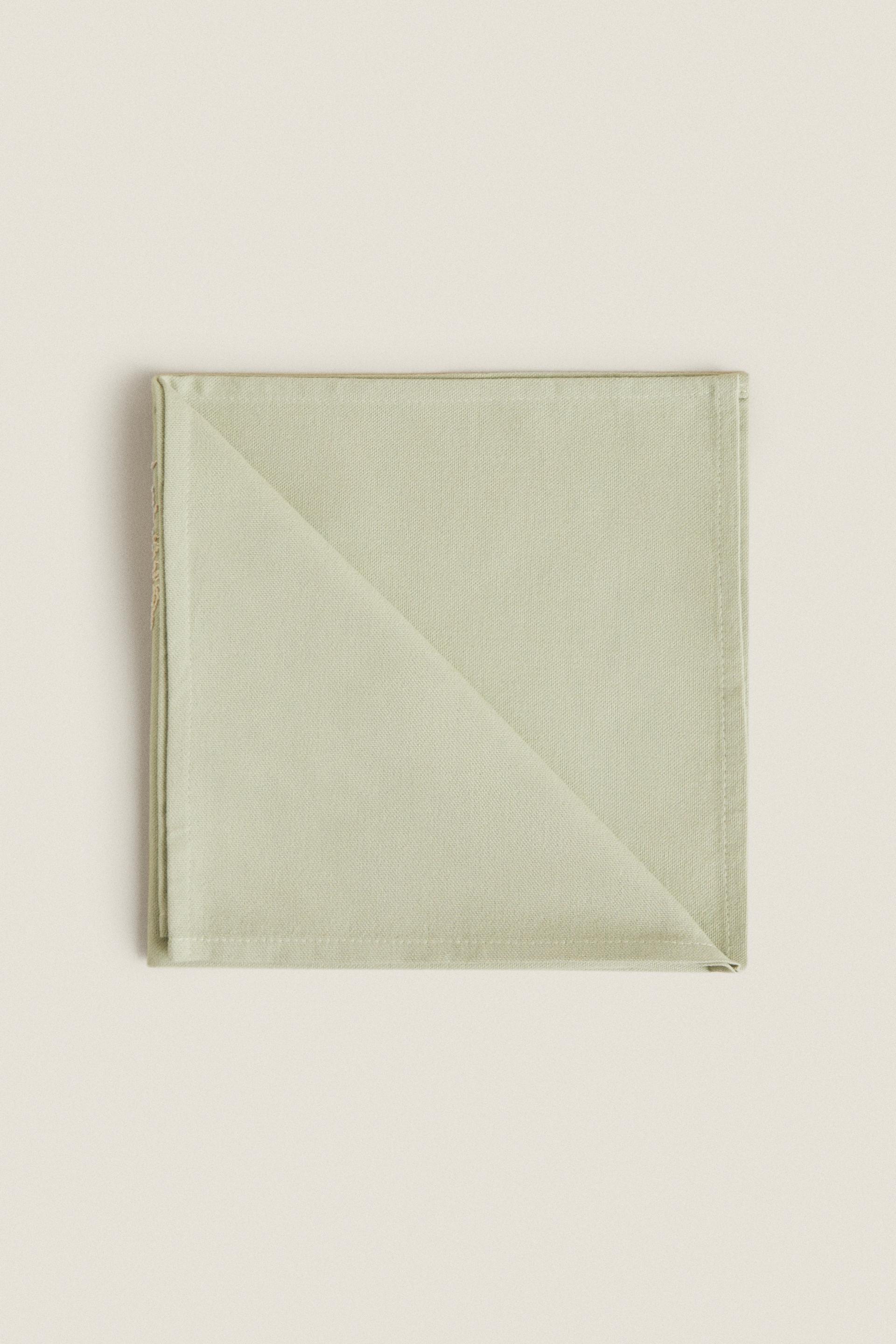 

ХЛОПКОВЫЕ САЛФЕТКИ С ВЫШИВКОЙ (УПАКОВКА ИЗ 2)