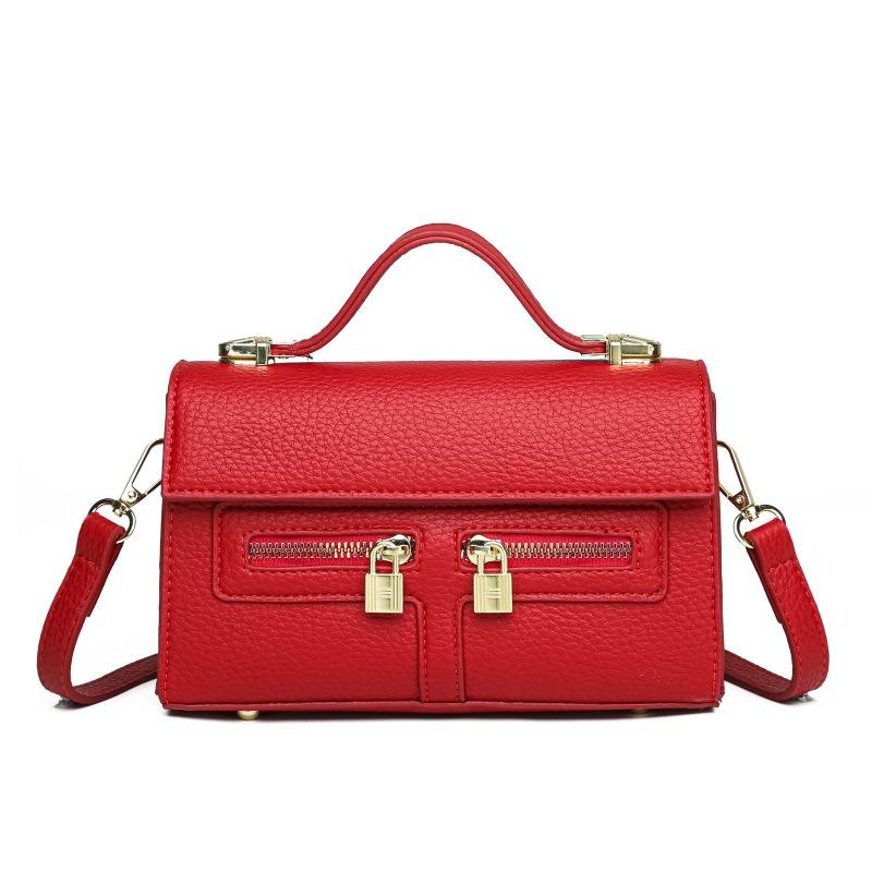 Summer New Retro Fashion Versatile Single Shoulder Women's Messenger Bag Niche High-end Portable Small Square Bag