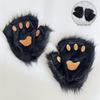 1/3 stk Rævehale Ører Søde Pote Handsker Plys Sæt Cosplay Animation Udstilling Halloween Fest Rekvisitter