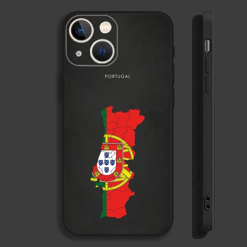 Portugal Flag Portuguese Country Phone Case For iPhone 15,14,13,12,11 Plus,Pro,Max,XR,XS,X,7,8 Plus,SE,Mini Silicone Soft