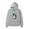 Genshin Impact Xiao Kapüşonlu Üniseks Polar Sweatshirt Anime Karakter Baskılı Sonbahar Kış Kazak