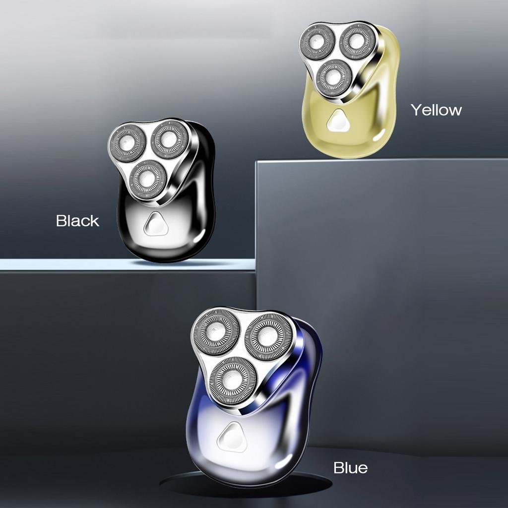 Triple Head Razor Electric Men s Mini Razor Full Body Wash Portable Rechargeable Beard Razor
