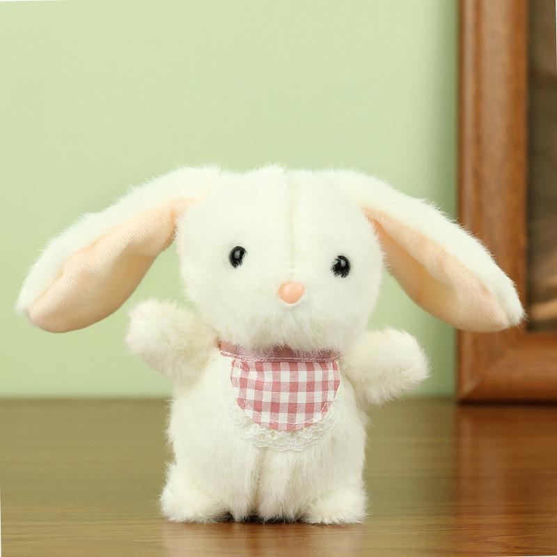 Lapin en peluche mignon et doux, peluche à longues oreilles, compagnon de sommeil amusant pour bébé, décoration délicate pour la maison, cadeaux pour enfants