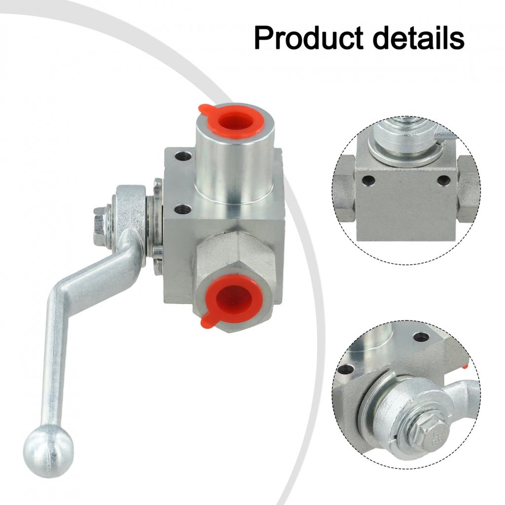3 Way Ball Valve Manual Control for High Pressure Fluid Systems Up To 7250 PSI