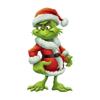 Fun Cartoon Acrylic Christmas Tree Hanging Decoration For Auto Style