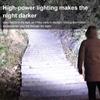 Keychain Flashlight Portable Dimmable Lamp Rechargeable Keychain Light For Camping Running Night Work Outdoor Dorm College
