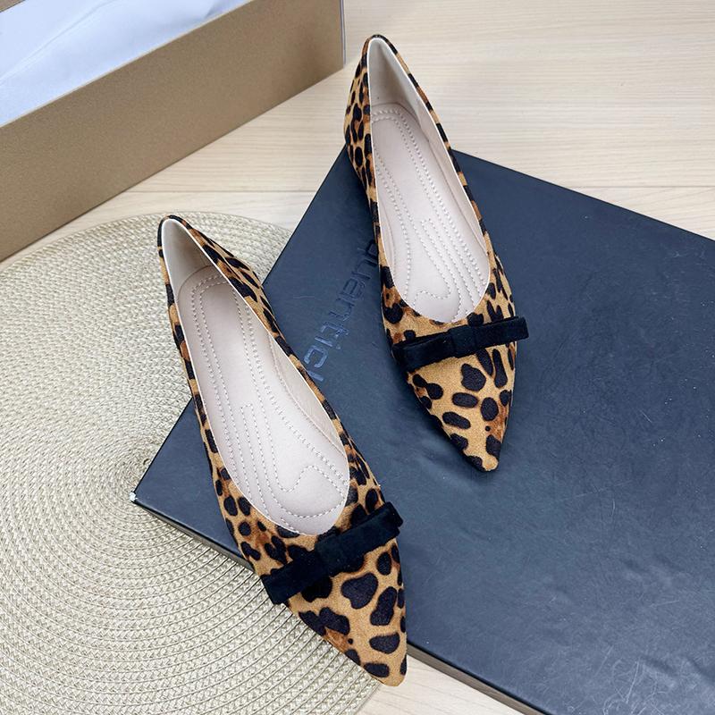 Fashion Flat Shoes for Women Spring Autumn 2025 New Shallow Mouth Butterfly Bow Plus Size Women's Shoes 42 43 44 Loafers Zapatos Mujer
