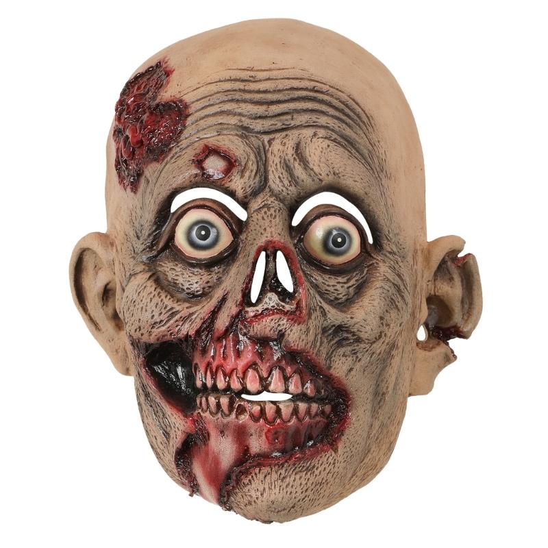 Full Head Halloween Mask Horror Face Mask Headgear Halloween Costume Accessories for Women Men Cosplay Event 1
