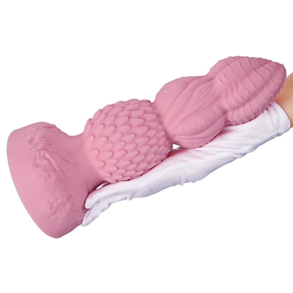 Extra Large Alien-Shaped Anal Plug - Liquid Silicone SM Sex Toy for Men & Women, Ergonomic Posterior Pleasure Device