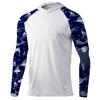 UPF50 + Outdoor Sunscreen Fishing Clothes Ice Silk Light Breathable Cool Quick-drying T-shirt Hooded