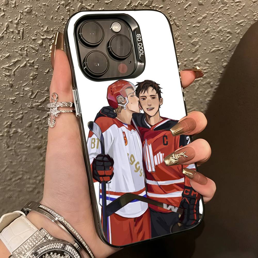 F-Heated T-Rivalry Phone Case For iPhone 17,16,15,14,13,12,11 Plus,Pro Max,XS,Colorful Silver Black Cover