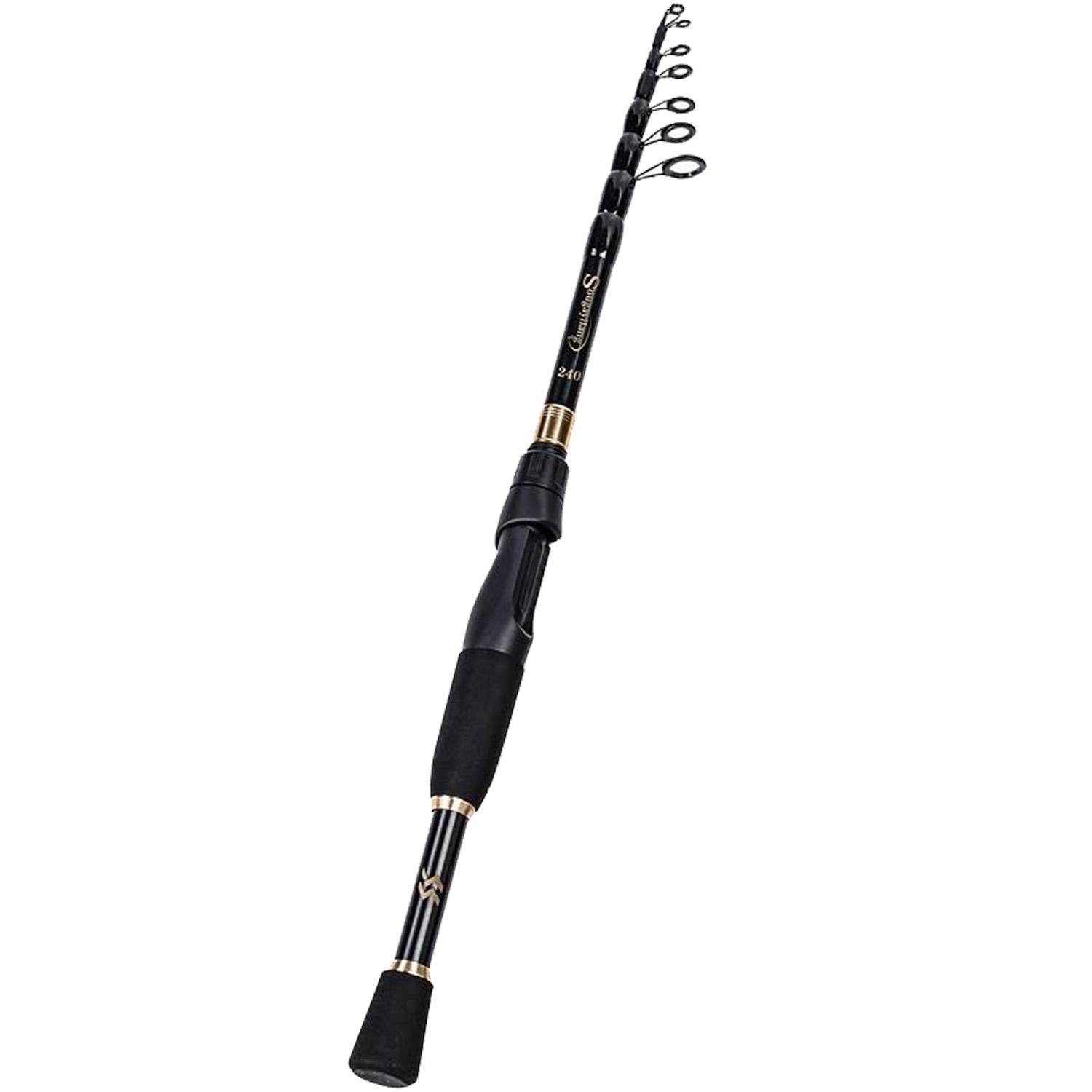 

Телескопическая удочка из стекловолокна 2.4m&spinning rod чёрный