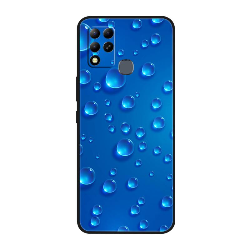 For Infinix Hot 11 G37 4G Case Covers TPU Black Silicone Cover for Infinix Hot11 G37 Protective X689F Soft G 37 Black Shells