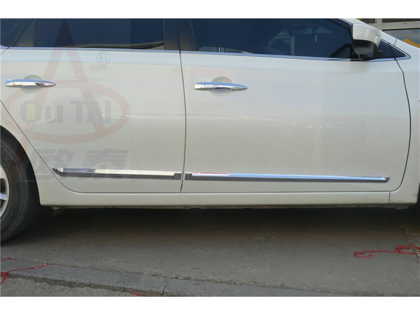 12-19 New Sylphy ABS Electroplated Door Edge Anti-Collision Strip