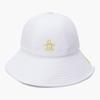 MunSingwear Women S Unbalanced Color Block Wide Bucket Hat White Mq122lcp22
