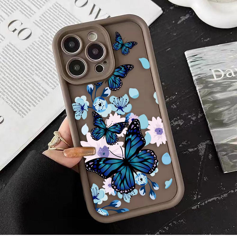 Pretty Purple Butterfly Cover Phone Case For HONOR 400 90 Lite 300 200 70 50 20 10i 9X 8X PRO 5G Silicone Case DIY Shell Funda
