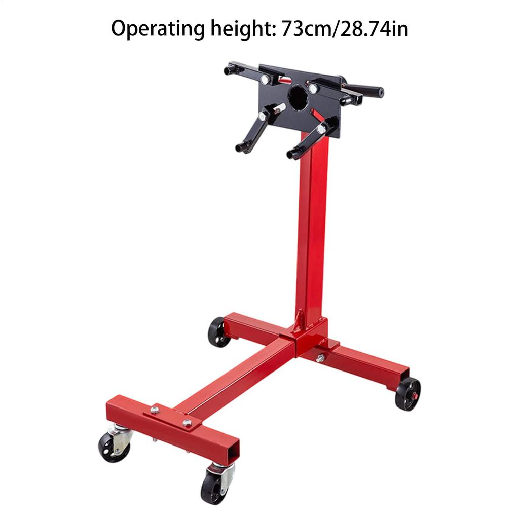 Engine Stand 1000LBS Capacity Steel Bracket Holder Engine Lift Stand For Automotive SUV Truck Repair Shop Garage Maintenance