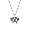 Opk Jewelry Nordic Retro Viking Titanium Steel Tomahawk Pendant Personalized Men'S Hip-Hop Style Necklace