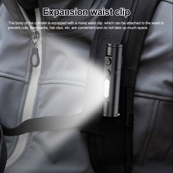 Mini Rechargeable Flashlight High Lumens Super Bright Multiple Lighting Modes Waterproof Tactical Flashlight LED Torch