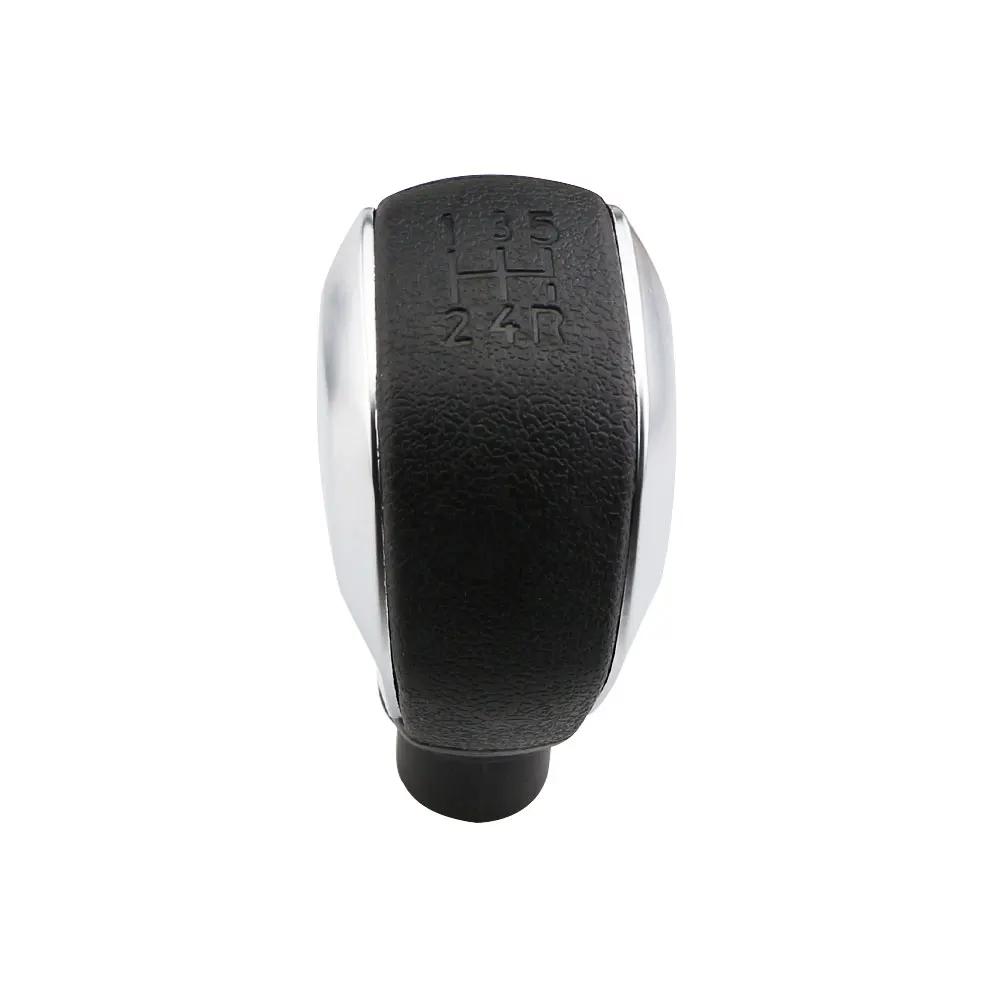 Car Gear Head Shift Knob MT Handball for Peugeot 208 2012 2013 2014 2015 2016 2017 2018 2019 2020 MT 5 Speed Parts