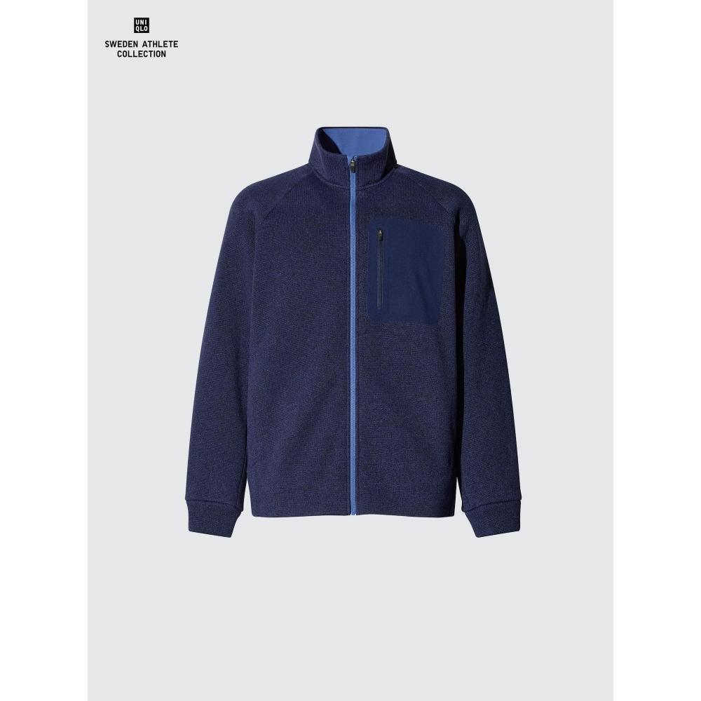 Uniqlo Knitted Fleece Full Zip Jacket