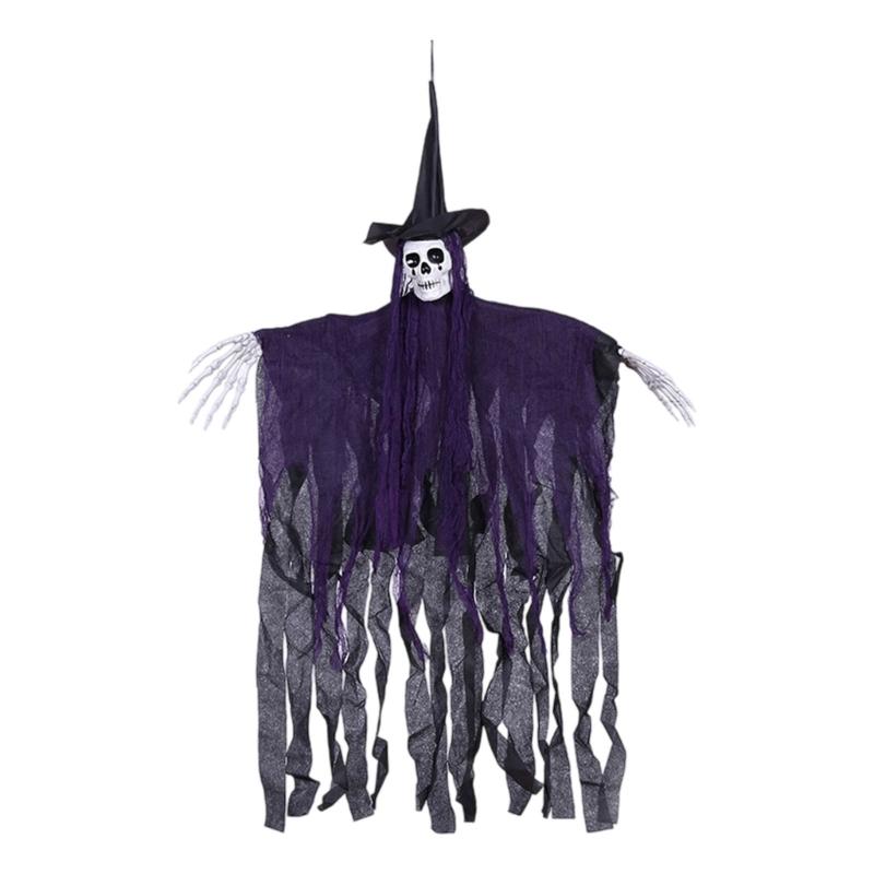 Echte weinende Hexe Figur Für gruselige Dekorationen Strapazierfähiger Stoff Dämonisches Haus Themenparty