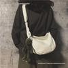 Módní unisex plátěná crossbody taška - Japonský hip hop styl