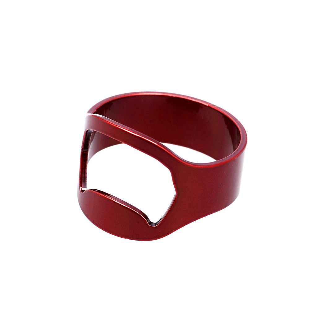 2Pieces Men Stainless Steel bear rod Opener Ring Bike for Home