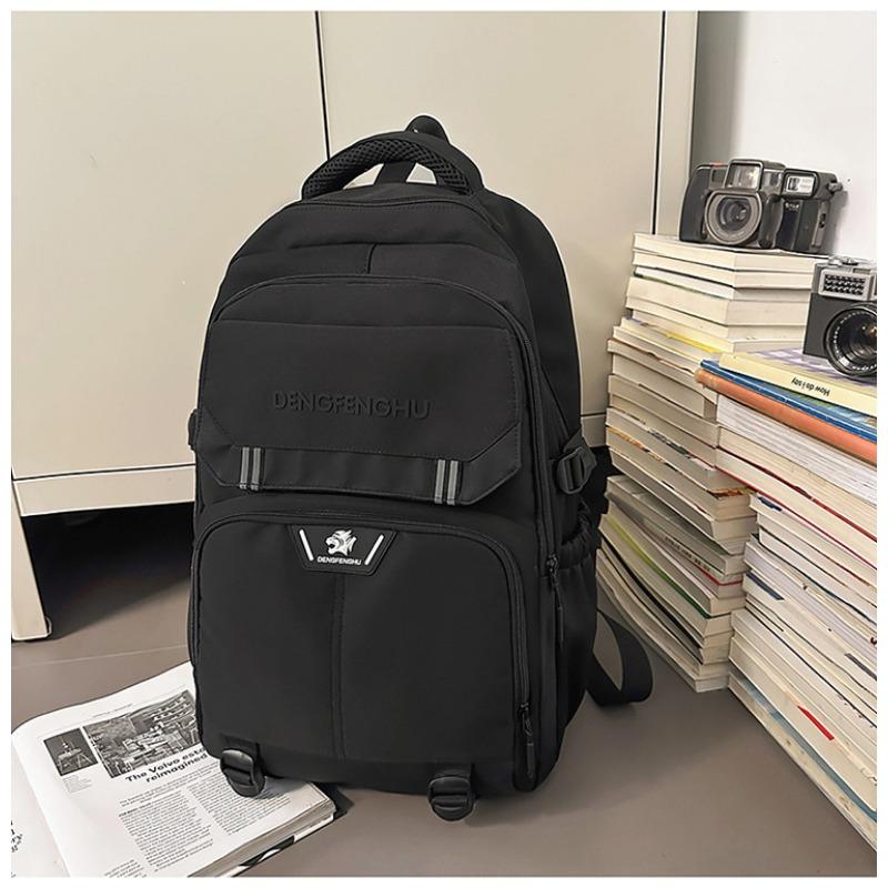 School bag new high-value retro fresh trendy cool niche design backpack couple lightweight travel backpack