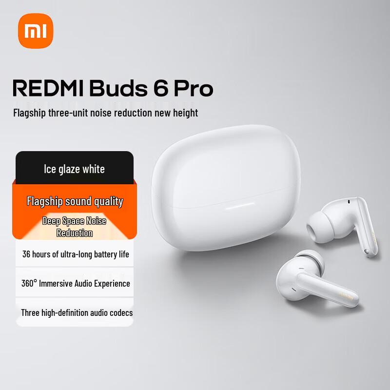 

Redmi Buds 6 Pro True Wireless Noise Cancelling Earbuds