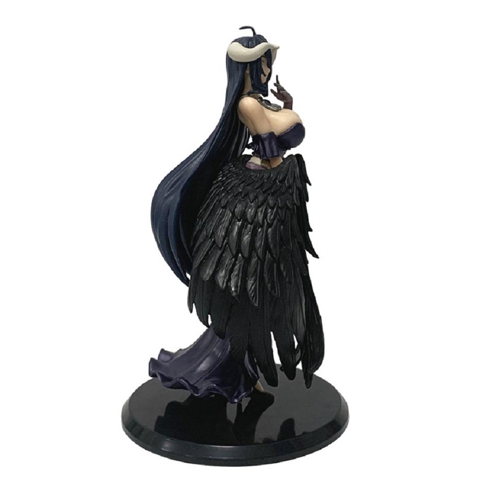 Heiße Anime Overlord Figur Albedo Partykleid Serie Actionfigur Figur PVC Schreibtisch Auto Dekoration Sammlungsmodell Spielzeug Geschenk