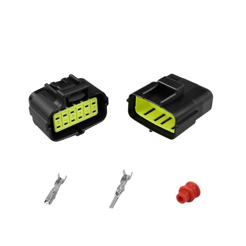 Plastic Waterproof Terminals Connector Electrical Plugs Connector Upgrades for Automotive & Outdoor Electrical Application