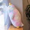 Rainbow Penguin Bandhnu Plush Toy Stuffed Animal Doll Bedroom Gift Decoration